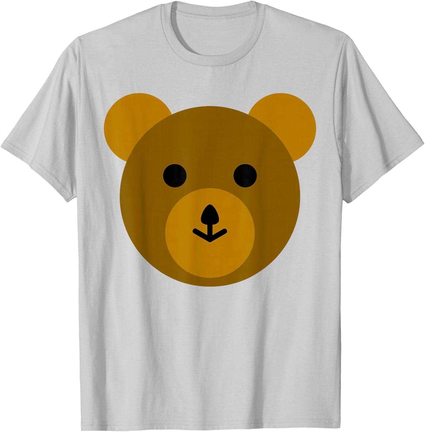 Cute Brown Bear Teddy-Bear T-Shirt - T-Shirt | Ash