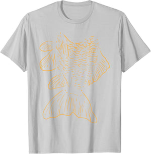 Goldfish Funny Animal Lazy DIY Costume Easy Halloween T-Shirt - T-Shirt | Ash