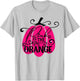 Pink Is The New Orange Pumpkin Breast Cancer Halloween T-Shirt - T-Shirt | Ash