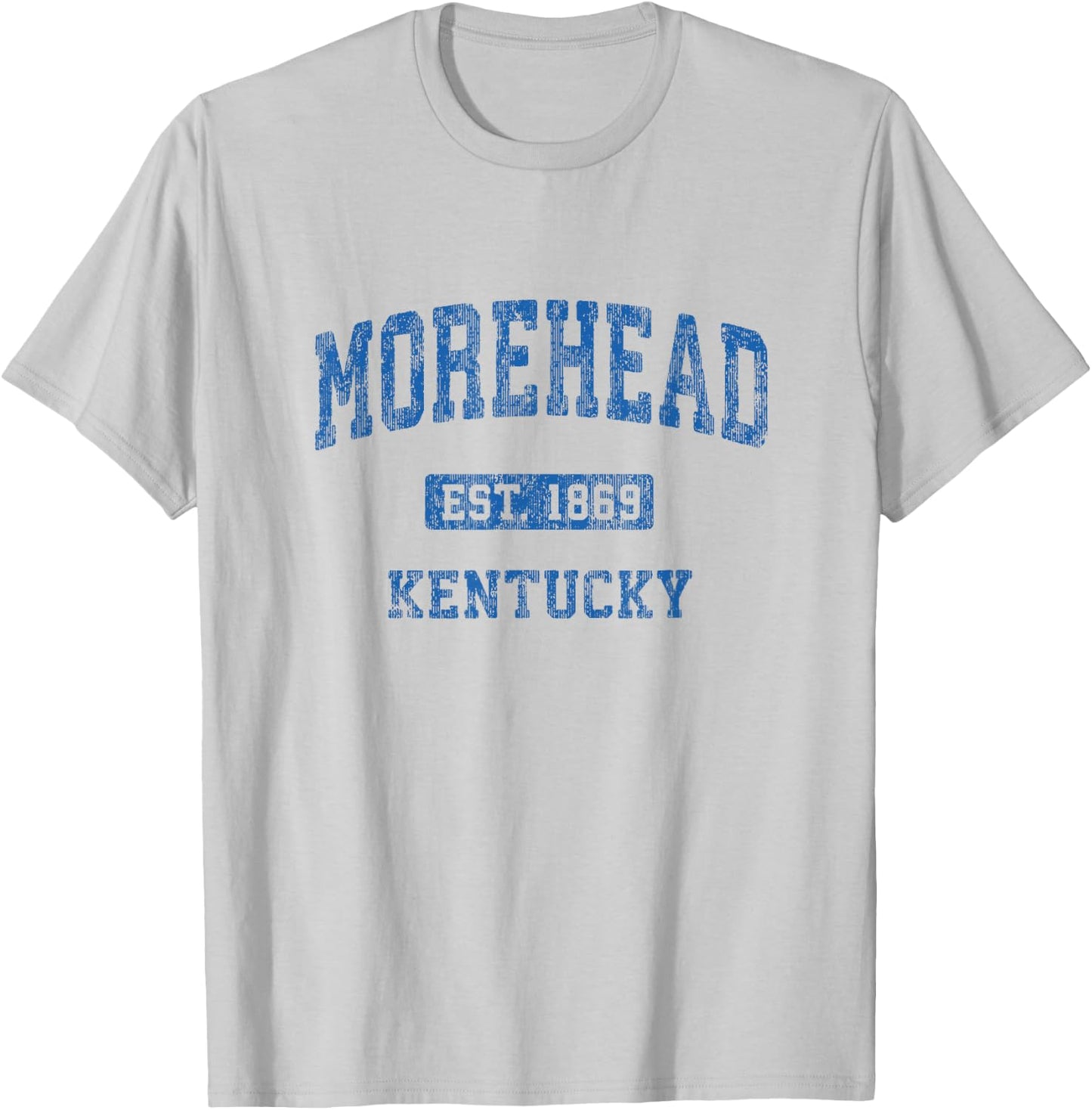 Morehead Kentucky KY Vintage Athletic Sports Design T-Shirt - T-Shirt | Ash