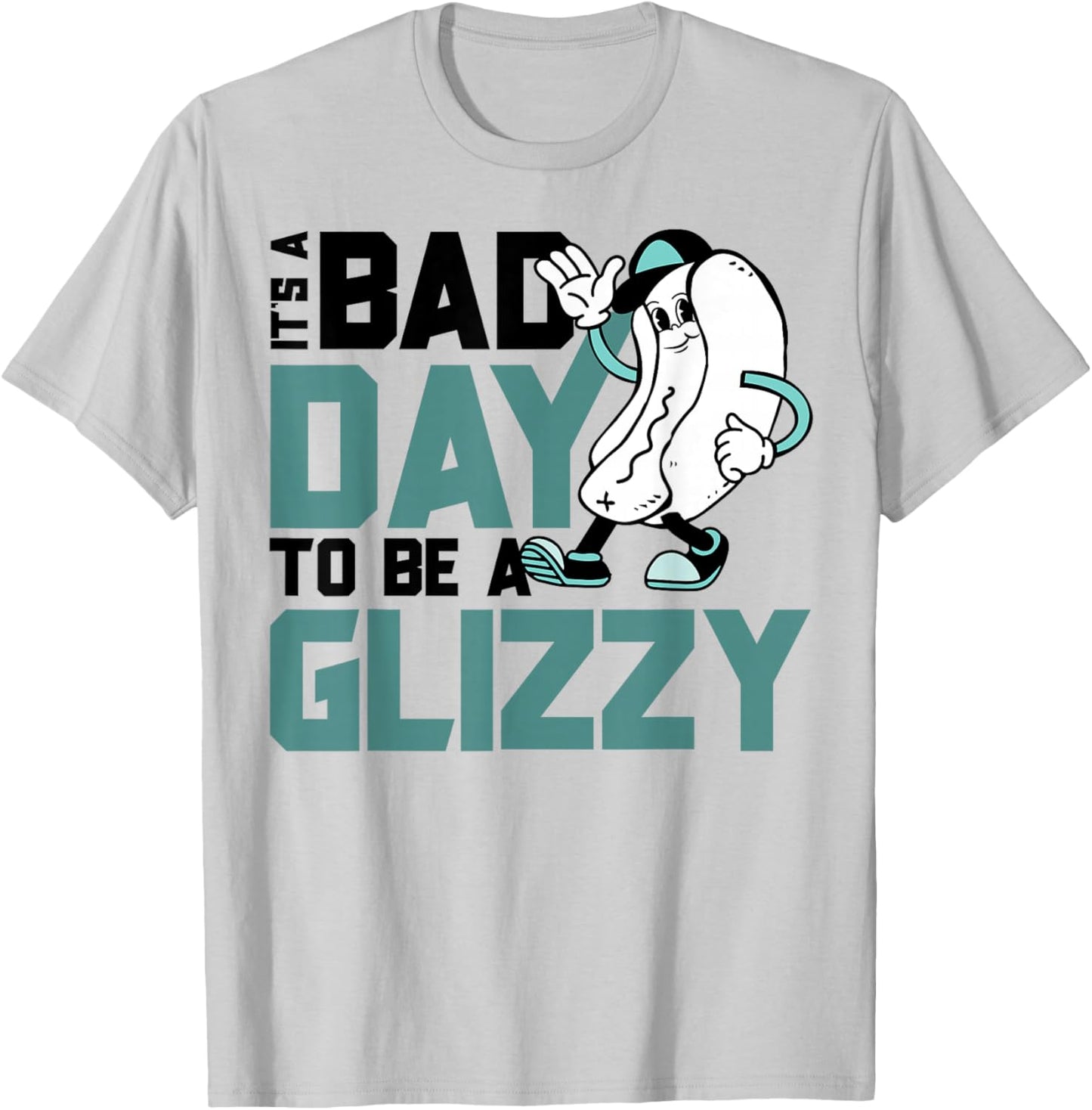 Funny Wiener Hotdog Bad Day to be a Glizzy 4th of July Humor T-Shirt - T-Shirt | Ash