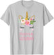 Unicorn Grandma Shirt, Gift Grandma T-Shirt - T-Shirt | Ash