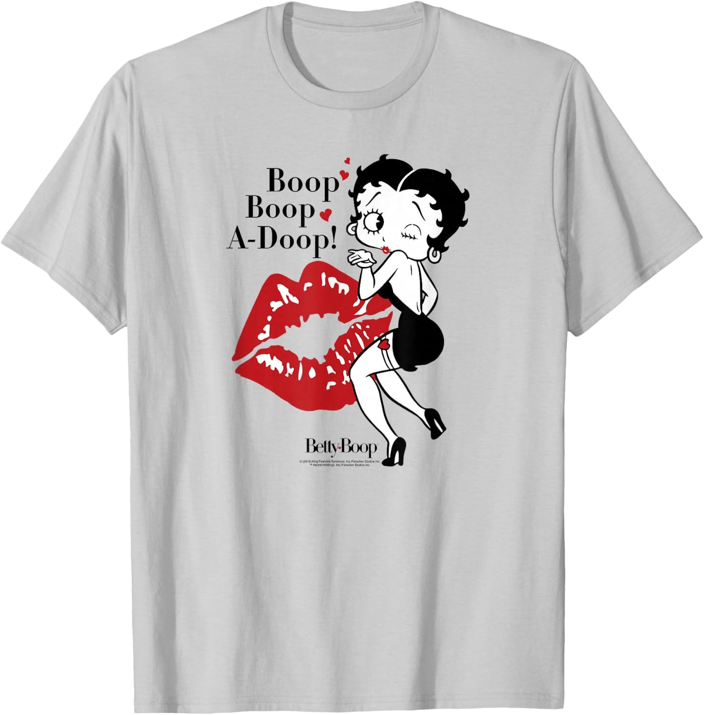 Betty Boop Blowing Kisses T-Shirt - T-Shirt | Ash