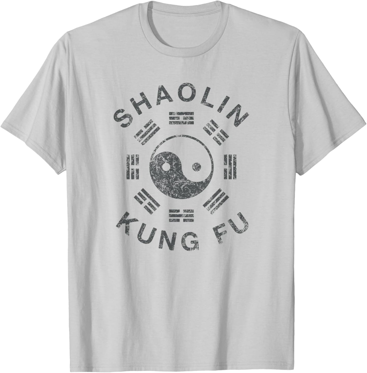 Shaolin Kung Fu Martial Arts Training T-Shirt - T-Shirt | Ash
