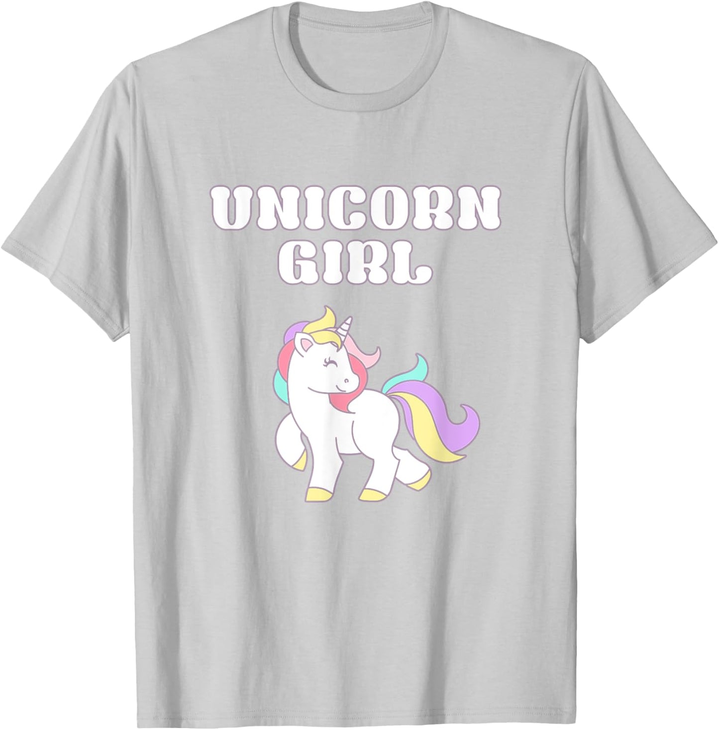 Unicorn T Shirt & Girls - Cute Unicorn T-Shirt - T-Shirt | Ash
