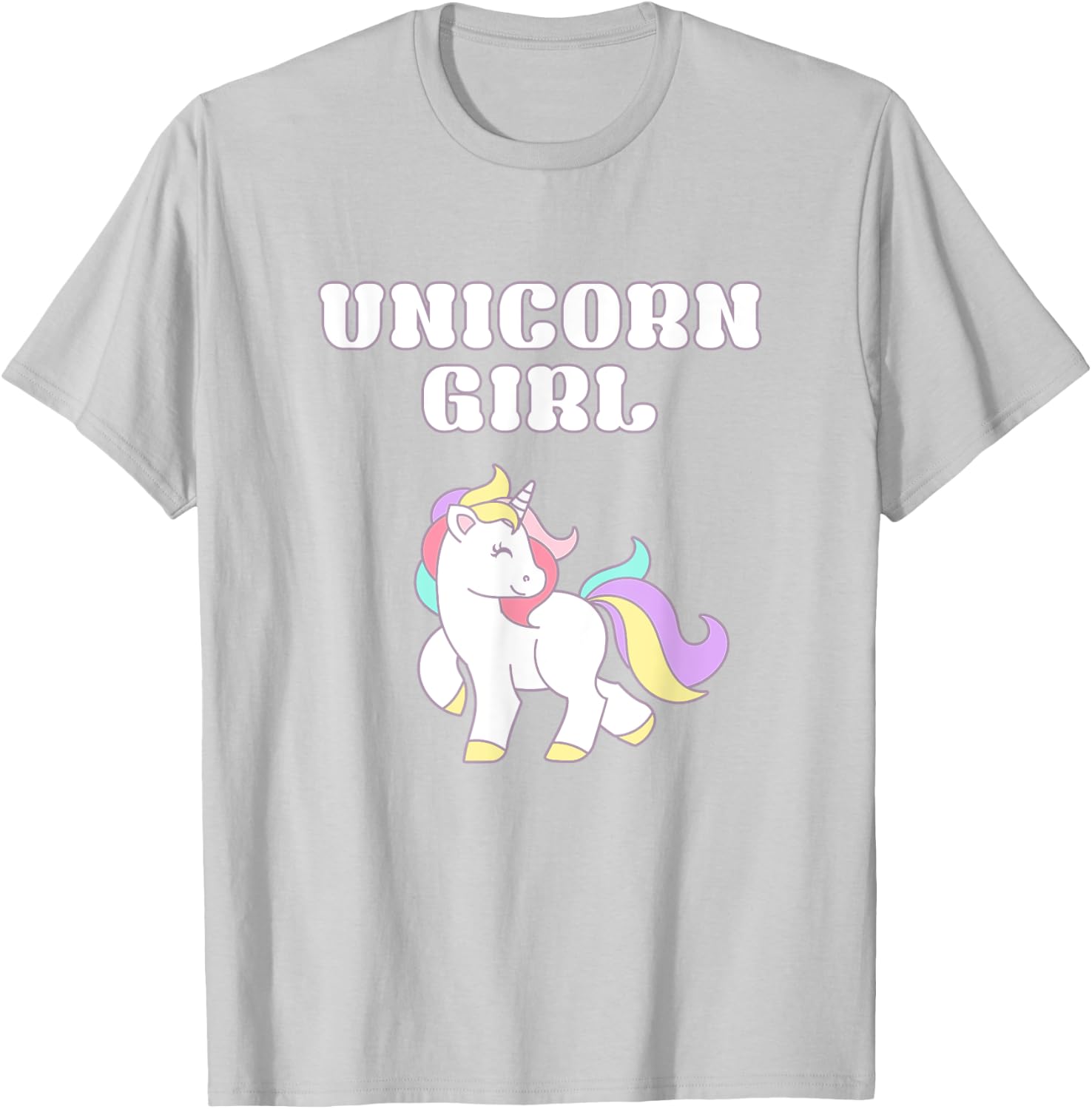 Unicorn T Shirt & Girls - Cute Unicorn T-Shirt - T-Shirt | Ash