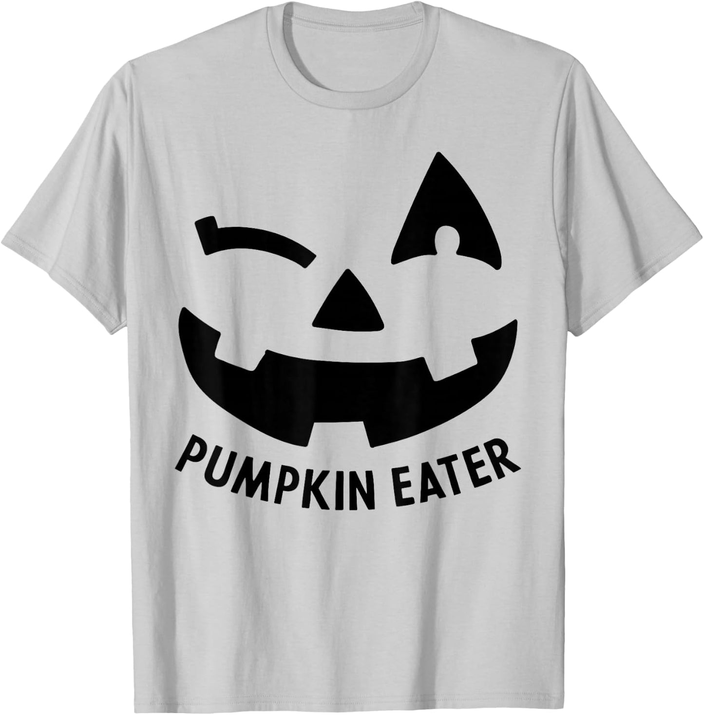 Naughty Pumpkin Eater Fun Matching Couple Halloween Costume T-Shirt - T-Shirt | Ash