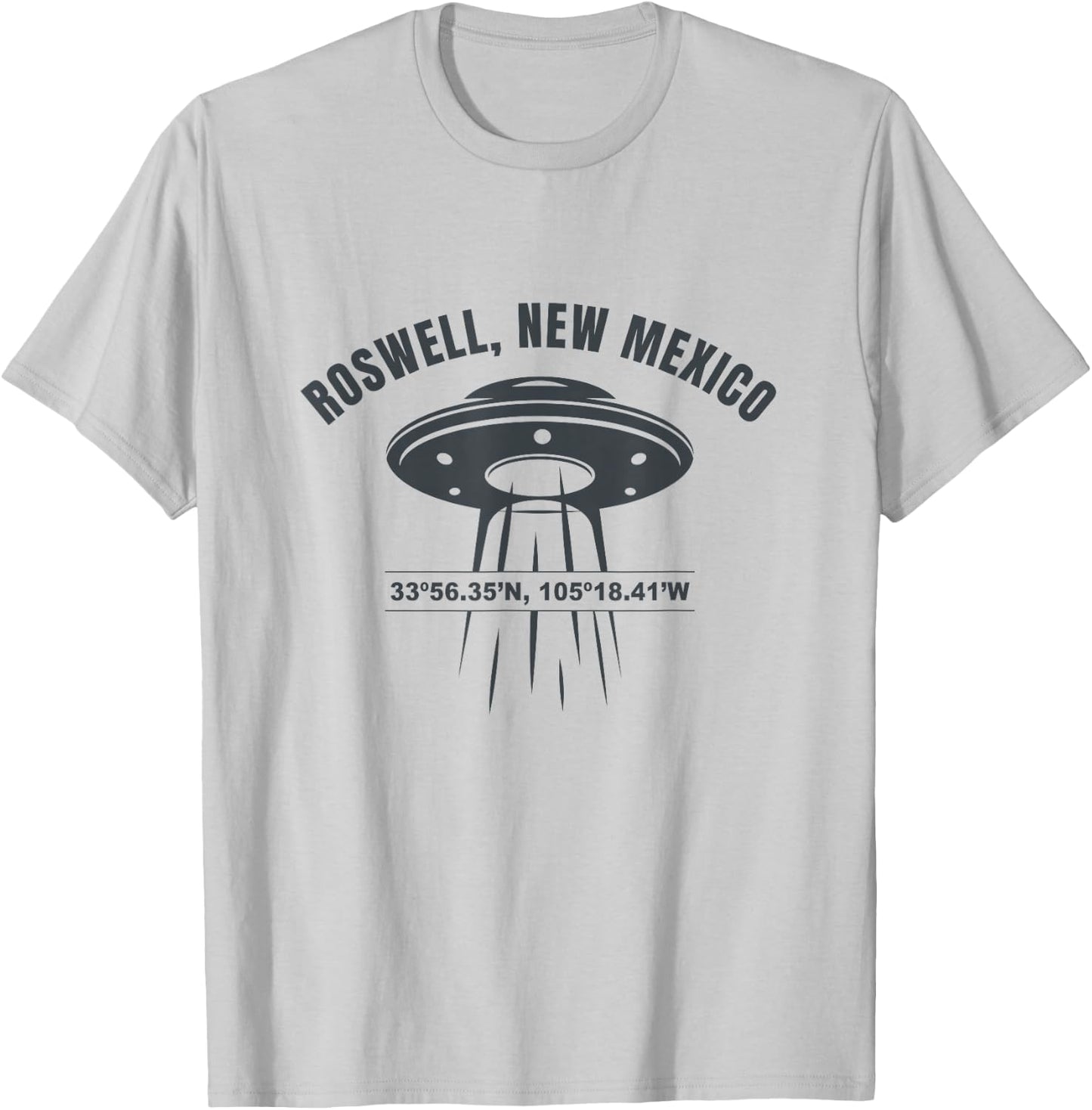 Roswell New Mexico UFO Alien UAP T-Shirt - T-Shirt | Ash