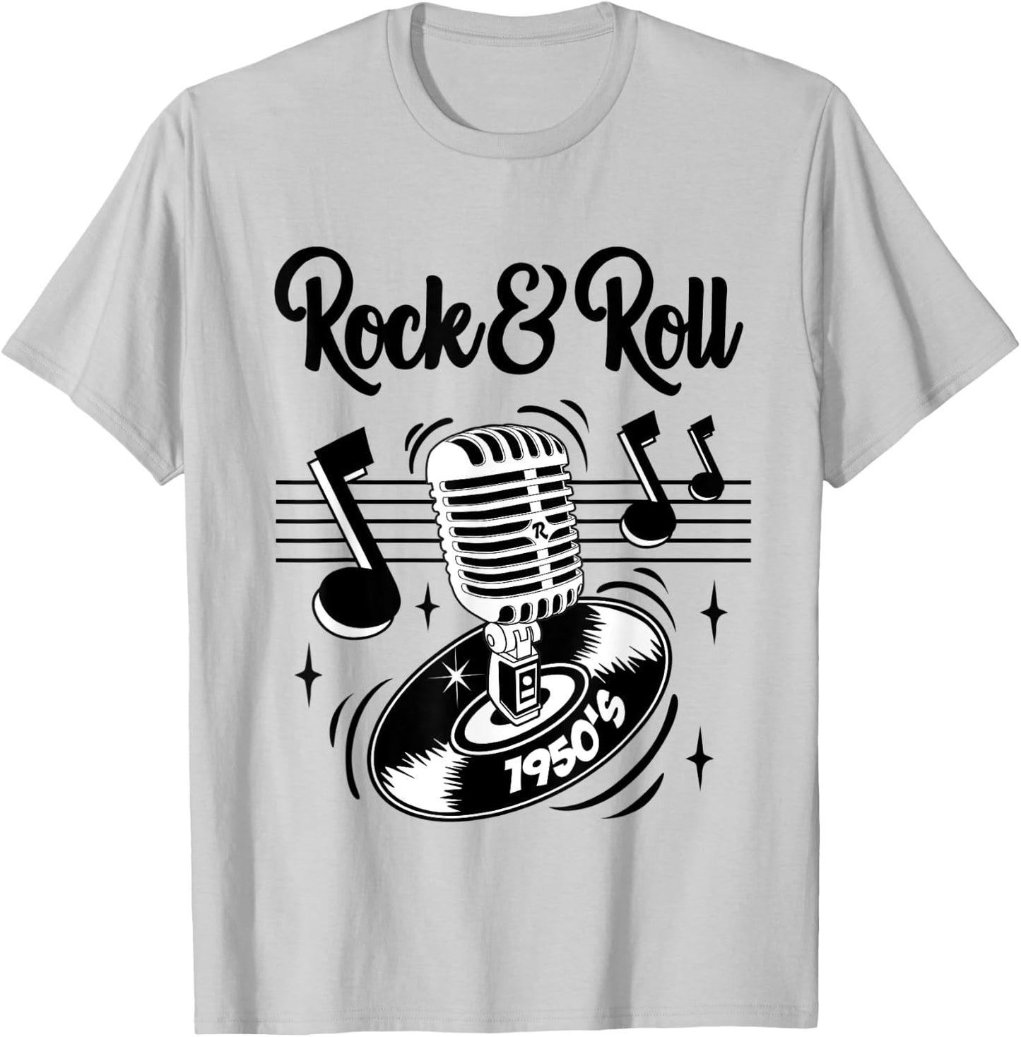 Rockabilly Rocker Clothes 50s Sock Hop Greaser 1950s Doo Wop T-Shirt - T-Shirt | Ash