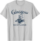 Scotland Glasgow Bagpipes Scottish Vintage Gaelic T-Shirt - T-Shirt | Ash