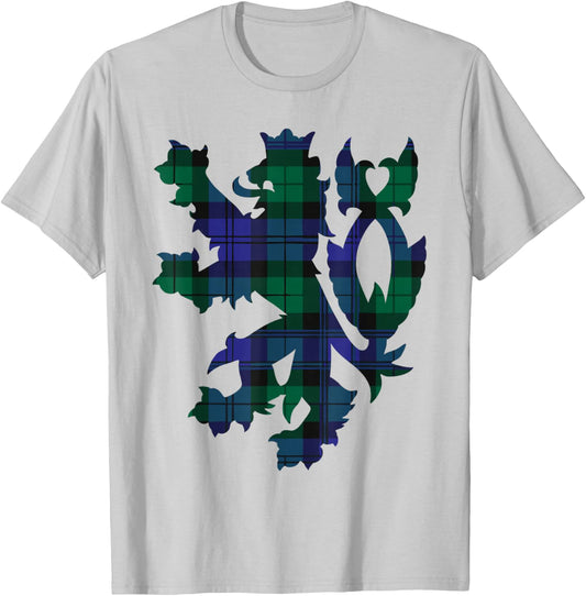 Clan Blackwatch Tartan Scottish Family Name Scotland Pride T-Shirt - T-Shirt | Ash