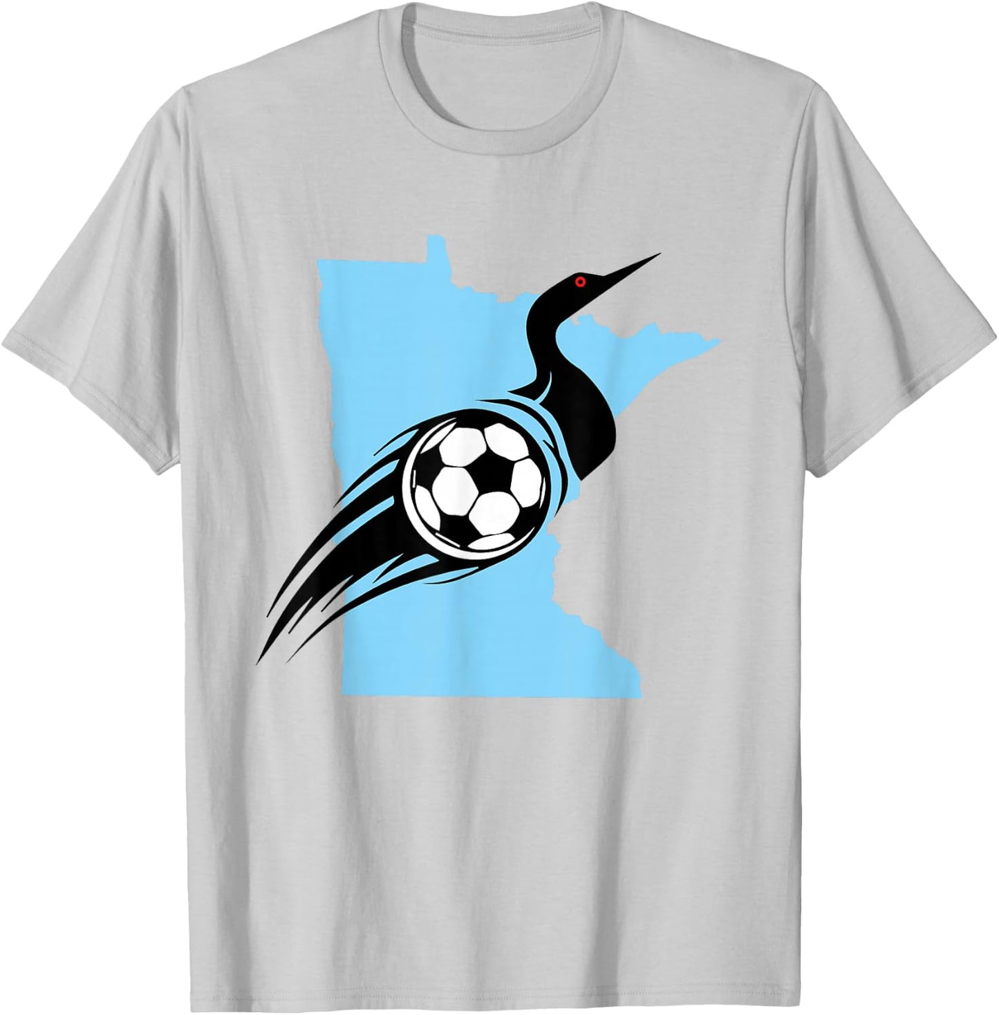 Minnesota Soccer Loon T-Shirt - T-Shirt | Ash