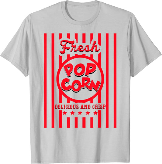 Fresh Popcorn Costume for Halloween T-Shirt - T-Shirt | Ash