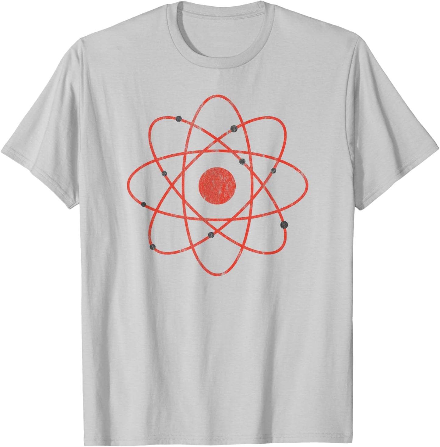 Retro Atomic Vintage Atom T-Shirt - T-Shirt | Ash