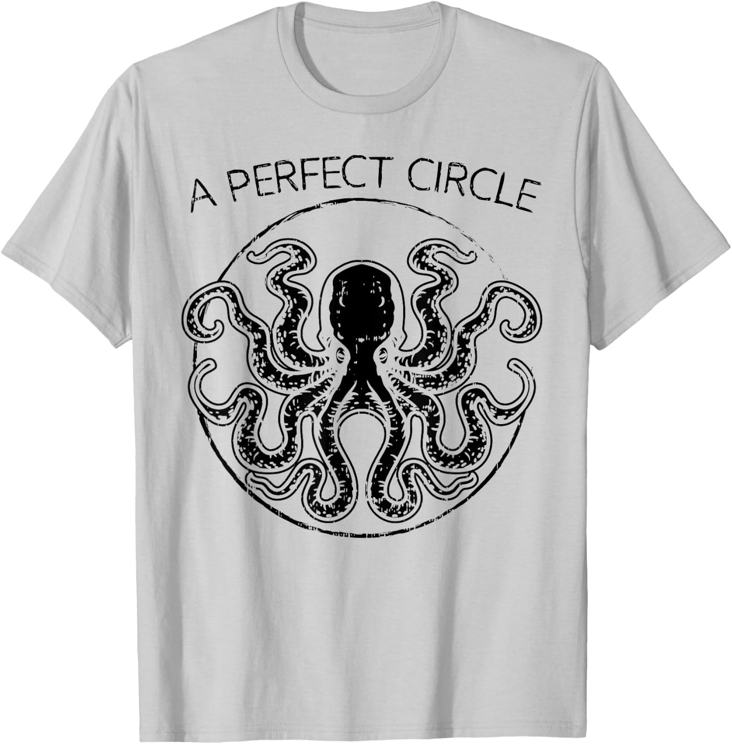Perfect Circle Shirt Circular Octopi Math Teacher Pi Day T-Shirt - T-Shirt | Ash