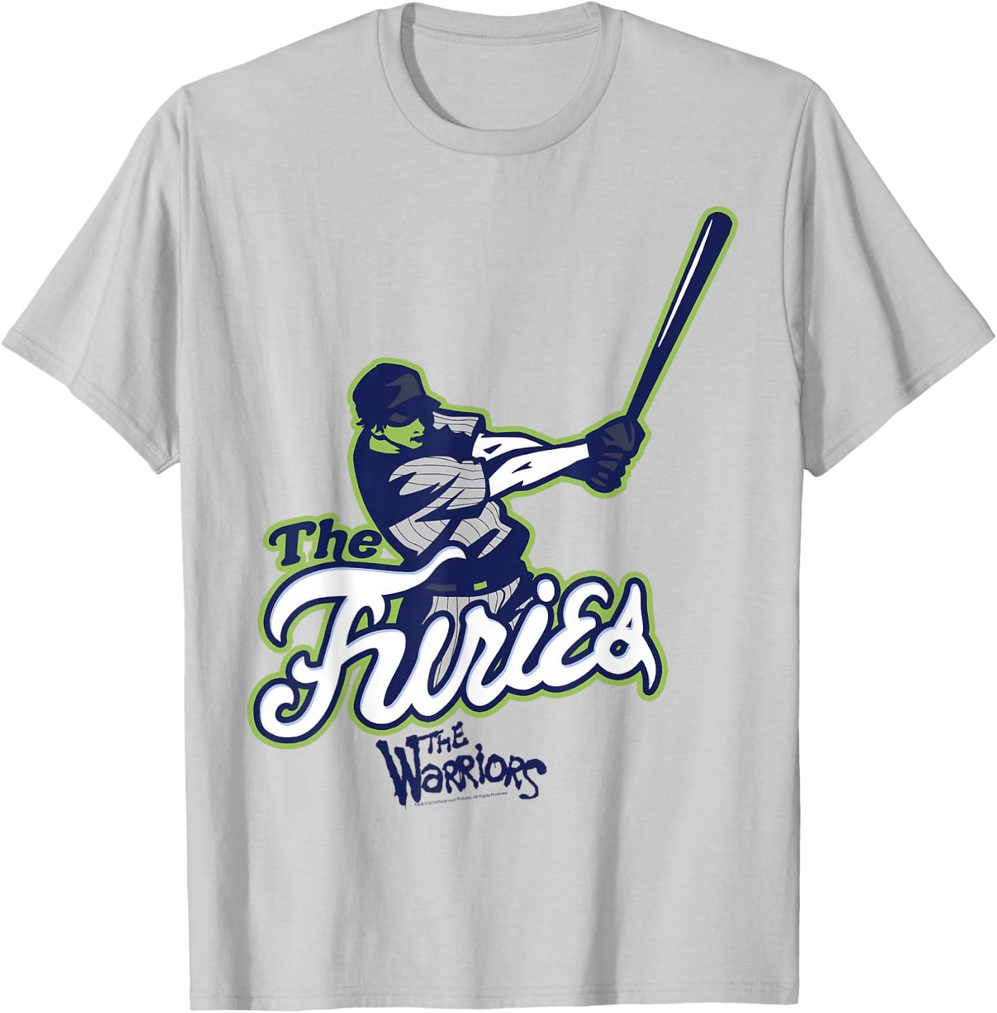 The Warriors The Furies Baseball Team Logo T-Shirt - T-Shirt | Ash
