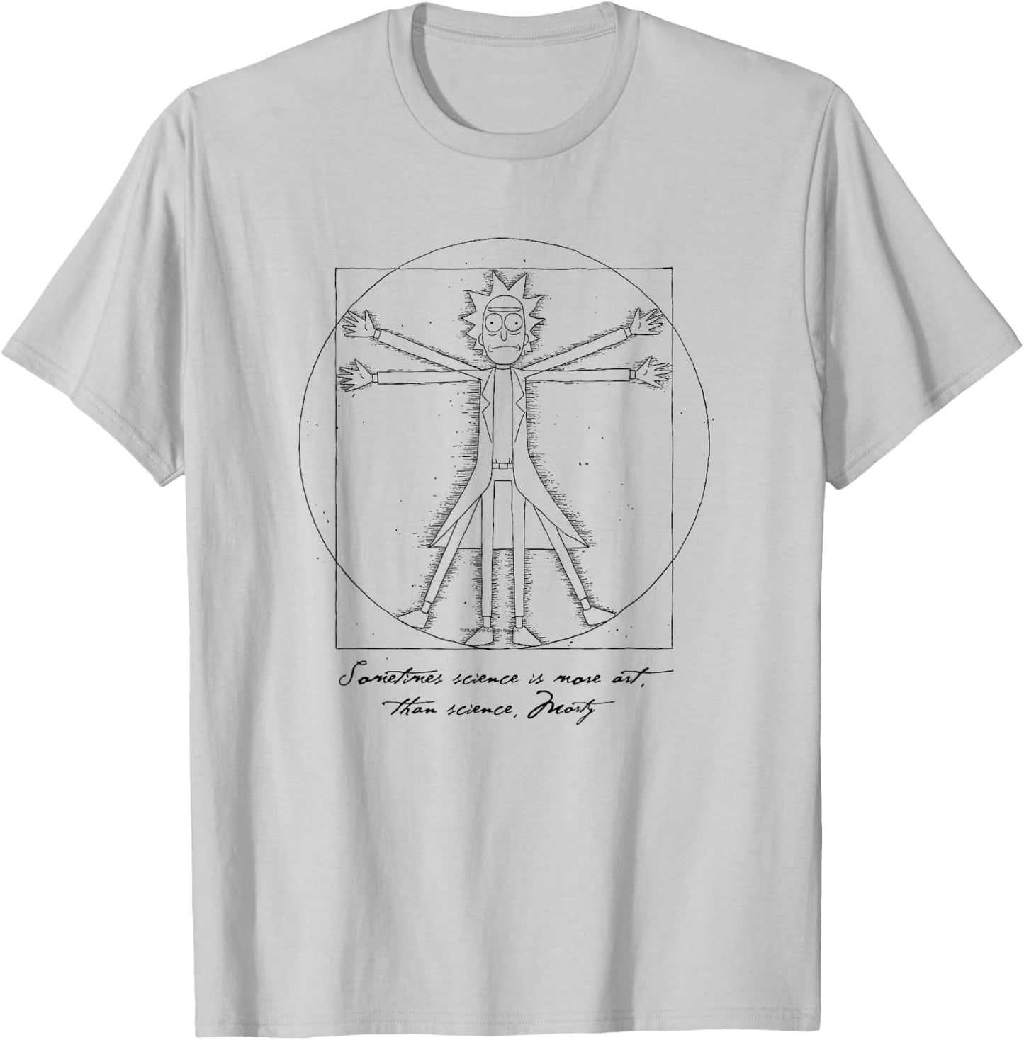 Rick and Morty More Art Than Science T-Shirt - T-Shirt | Ash