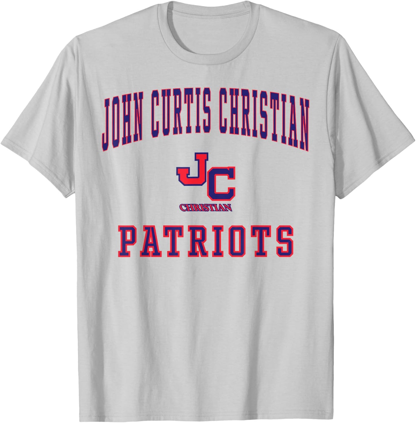 John Curtis Christian High School Patriots C1 T-Shirt - T-Shirt | Ash