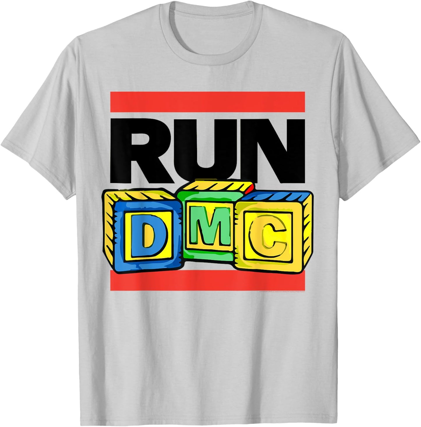 Official Run DMC Toy Blocks Yellow T-Shirt - T-Shirt | Ash