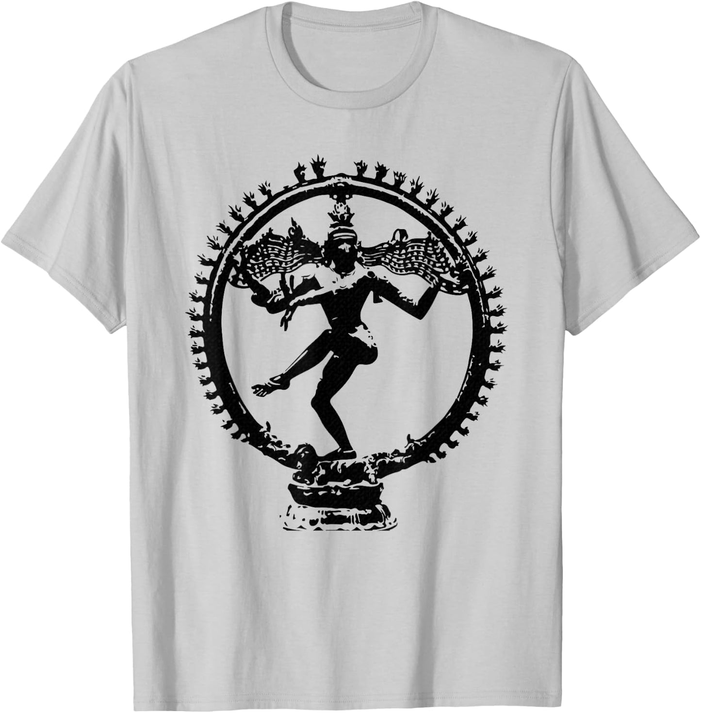 Nataraja Hindu Mythology Shaivism - God Shiva Lord of Dance T-Shirt - T-Shirt | Ash