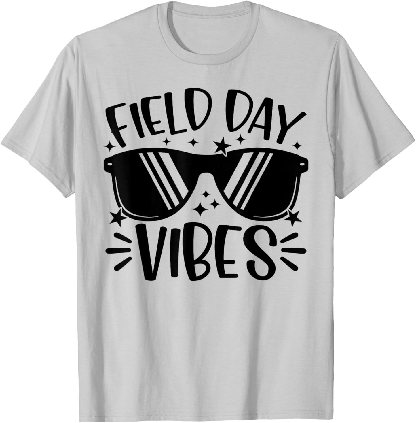 Field Day Vibes Sunglasses Teacher Boy Girl Kids T-Shirt - T-Shirt | Ash