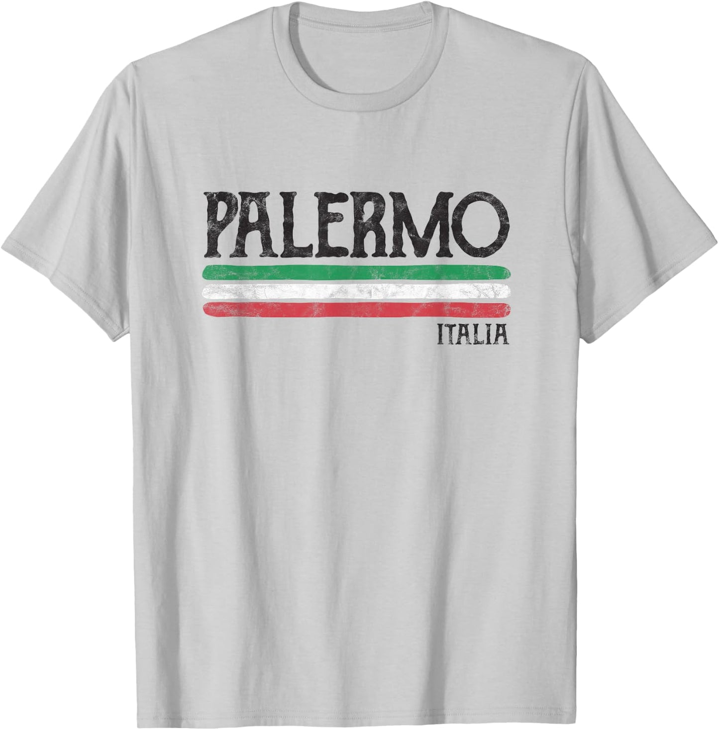 Vintage Palermo Sicilia Sicily Italy Italia Italian Souvenir T-Shirt - T-Shirt | Ash