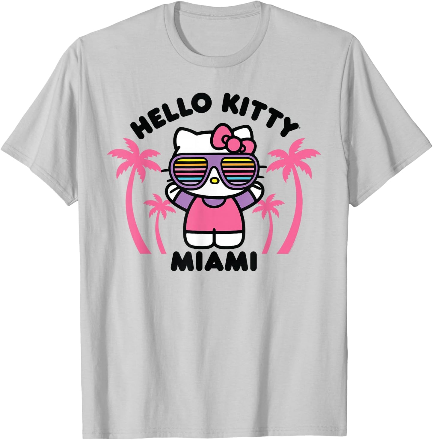 Hello Kitty Miami T-Shirt - T-Shirt | Ash