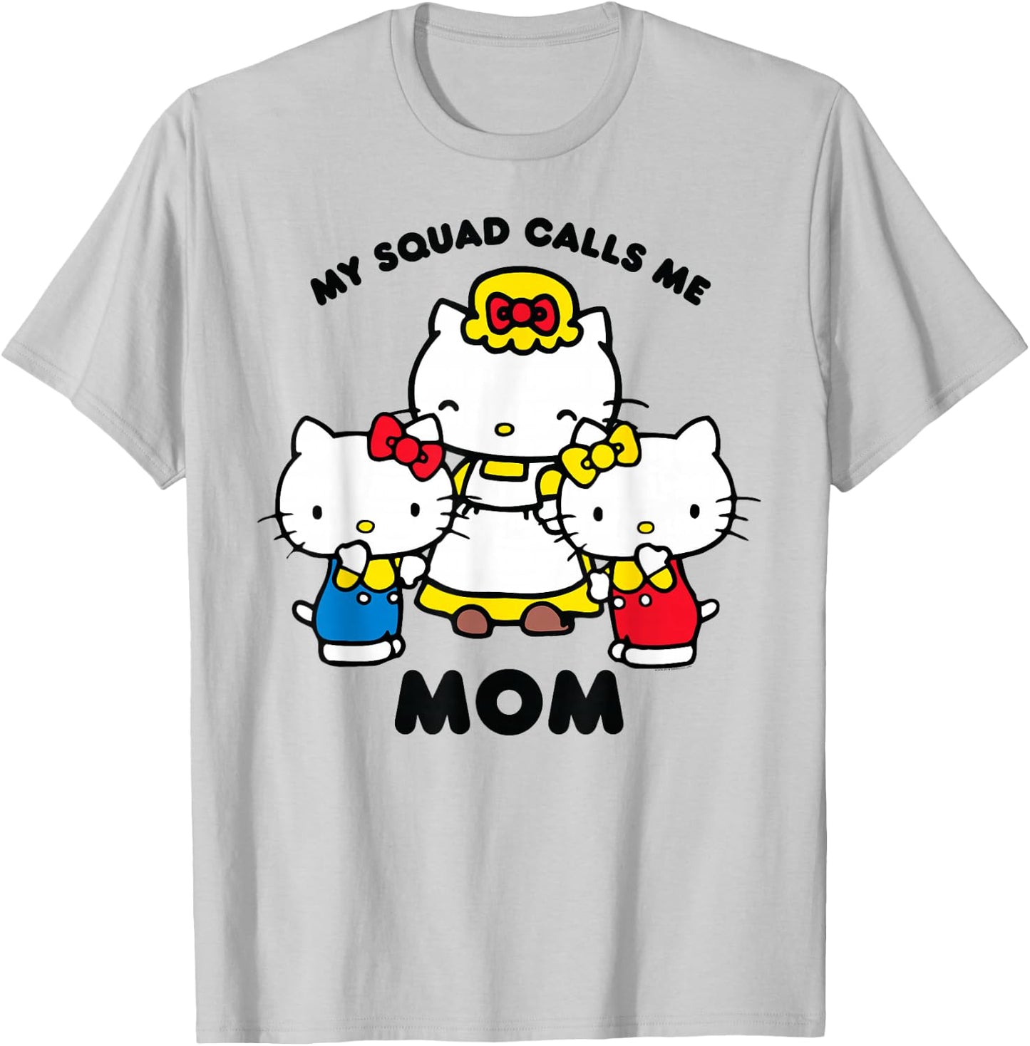 Hello Kitty Mom Squad T-Shirt - T-Shirt | Ash