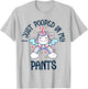 I Just Pooped in my Pants Funny Unicorn Adult Humor Meme T-Shirt - T-Shirt | Ash