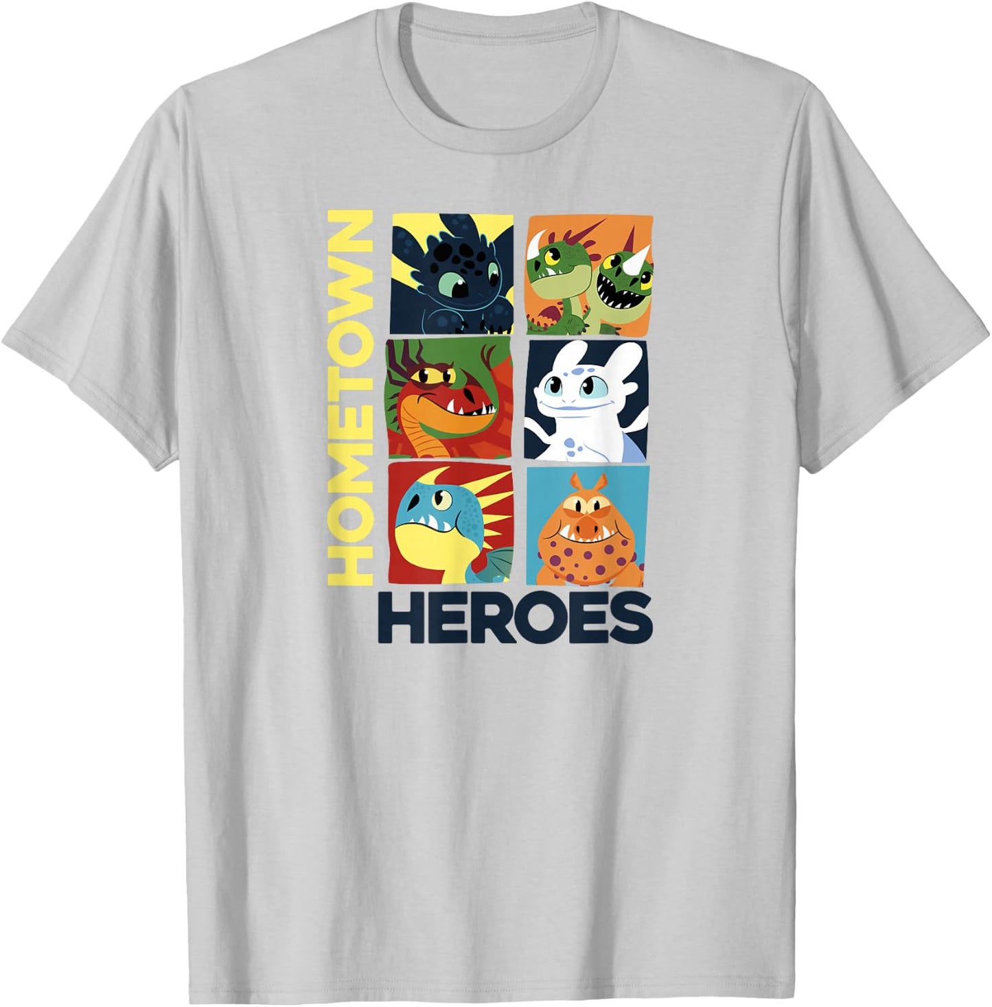 How to Train Your Dragon 3 Heroes of the Hometown T-Shirt - T-Shirt | Ash