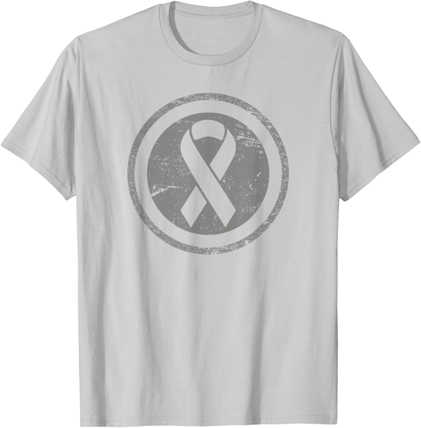 Vintage Childhood Cancer Awareness T-Shirt - T-Shirt | Ash