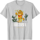 Garfield Tucson Arizona South Western Yee Haw Garfield T-Shirt - T-Shirt | Ash