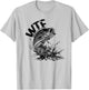 WTF Where's The Fish for Fishermen T-Shirt - T-Shirt | Ash