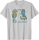 Sea Horse Motel Retro Tropical Ocean Vintage Men's Graphic T-Shirt - T-Shirt | Ash