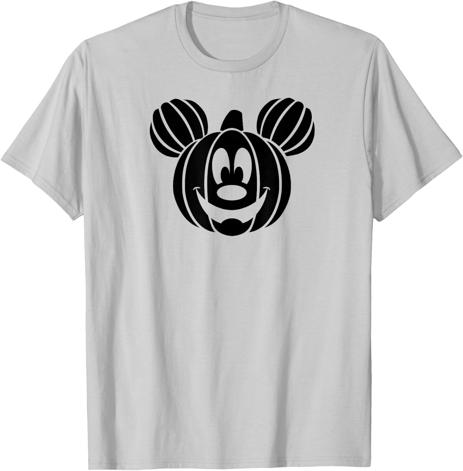 Disney - Mickey Mouse Halloween Pumpkin T-Shirt - T-Shirt | Ash
