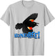Red-winged Blackbird Sure Sign of Spring Cartoon Bird Gift T-Shirt - T-Shirt | Ash