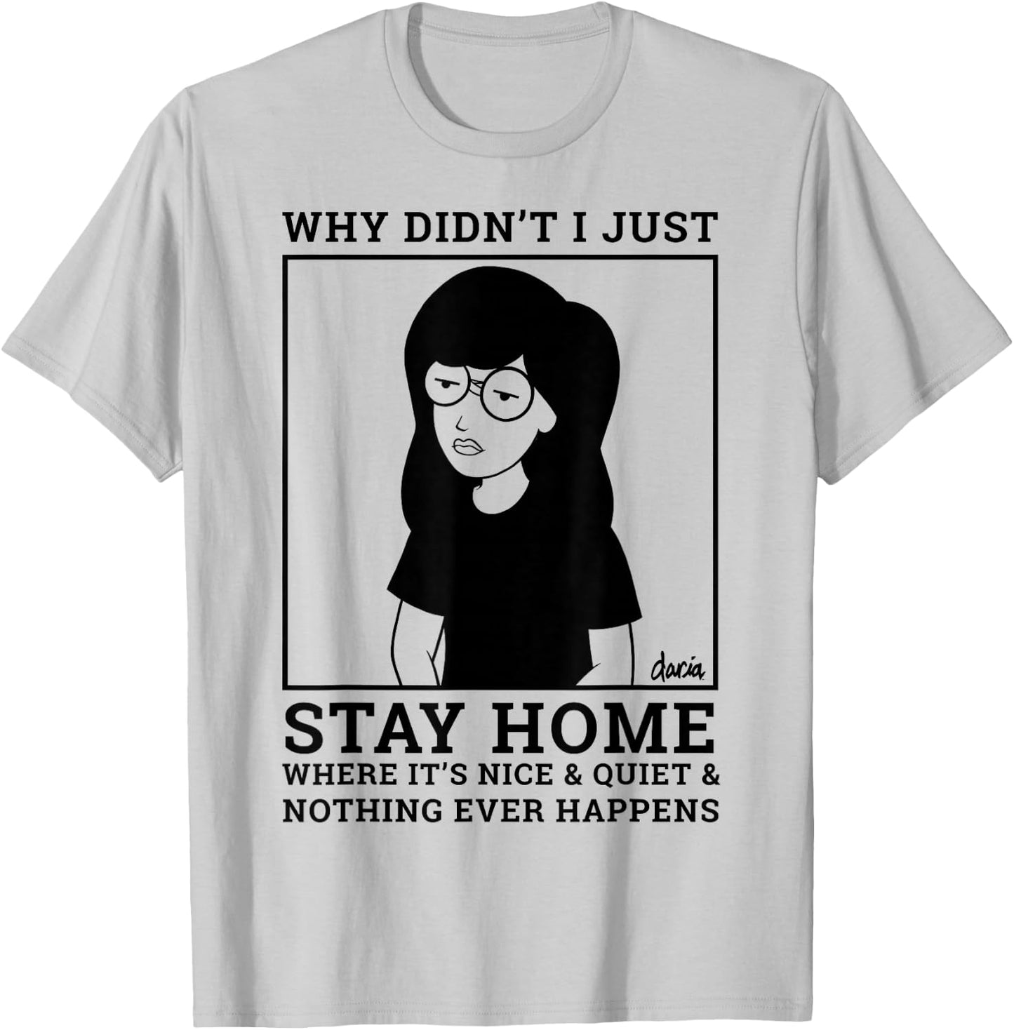 Daria Homebody Graphic T-Shirt - T-Shirt | Ash
