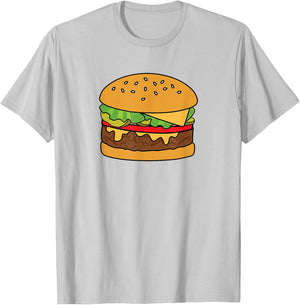 Cheeseburger Shirt T-Shirt - T-Shirt | Ash