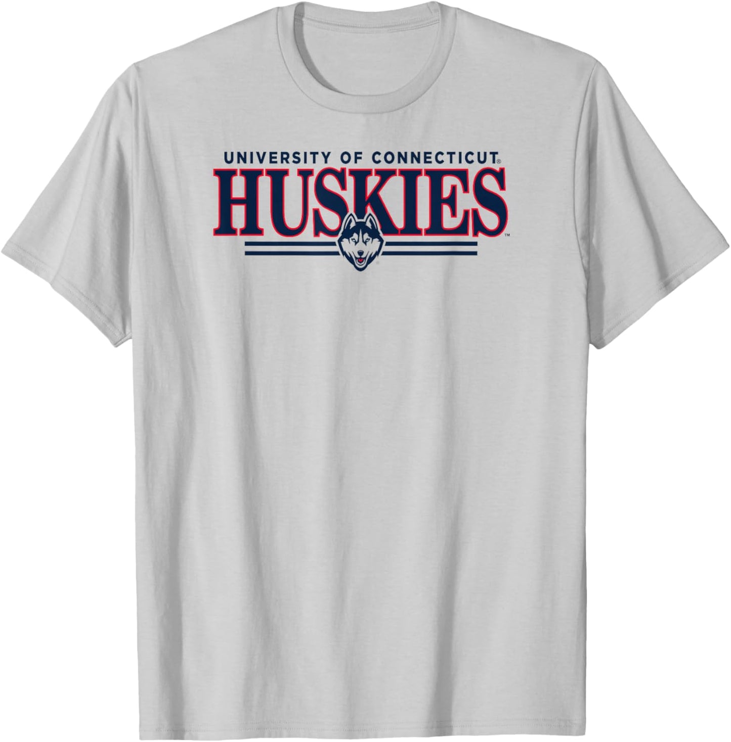 Connecticut Huskies Regalia White Officially Licensed T-Shirt - T-Shirt | Ash