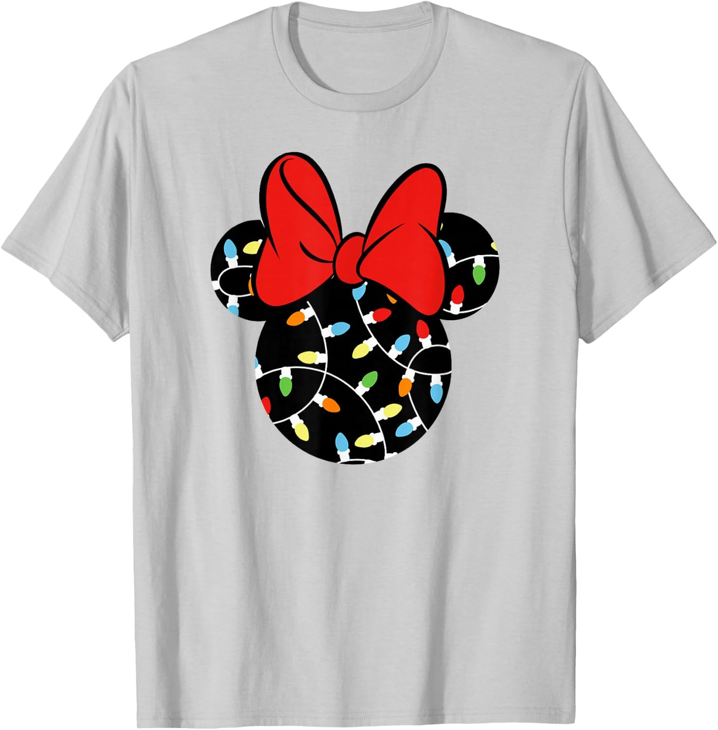 Disney - Minnie Lights Up Holiday T-Shirt - T-Shirt | Ash