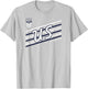 U.S. Soccer Retro Perform Red USWNT Officially Licensed T-Shirt - T-Shirt | Ash