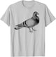 Big Texas Vintage Pigeon Illustration T-Shirt - T-Shirt | Ash