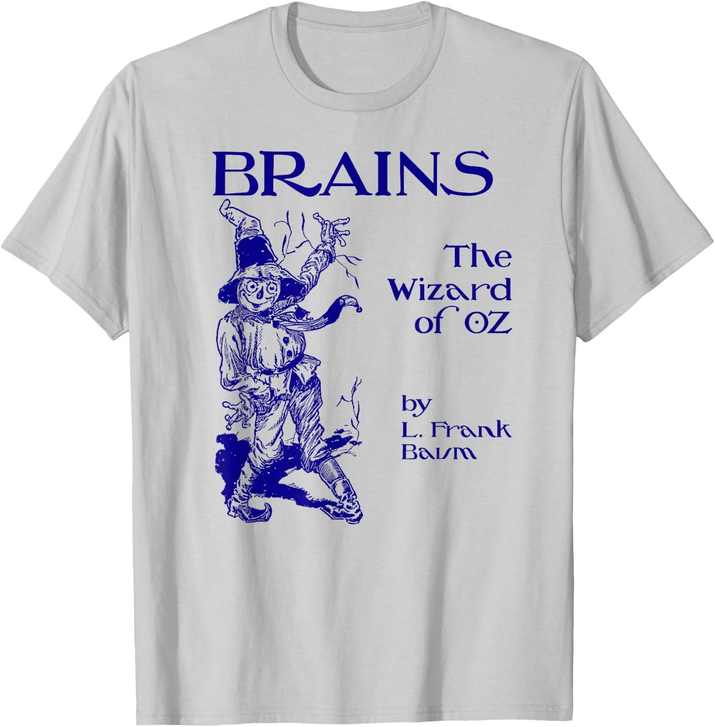 Use Your Brain Halloween Wizard of OZ Scarecrow T-Shirt - T-Shirt | Ash