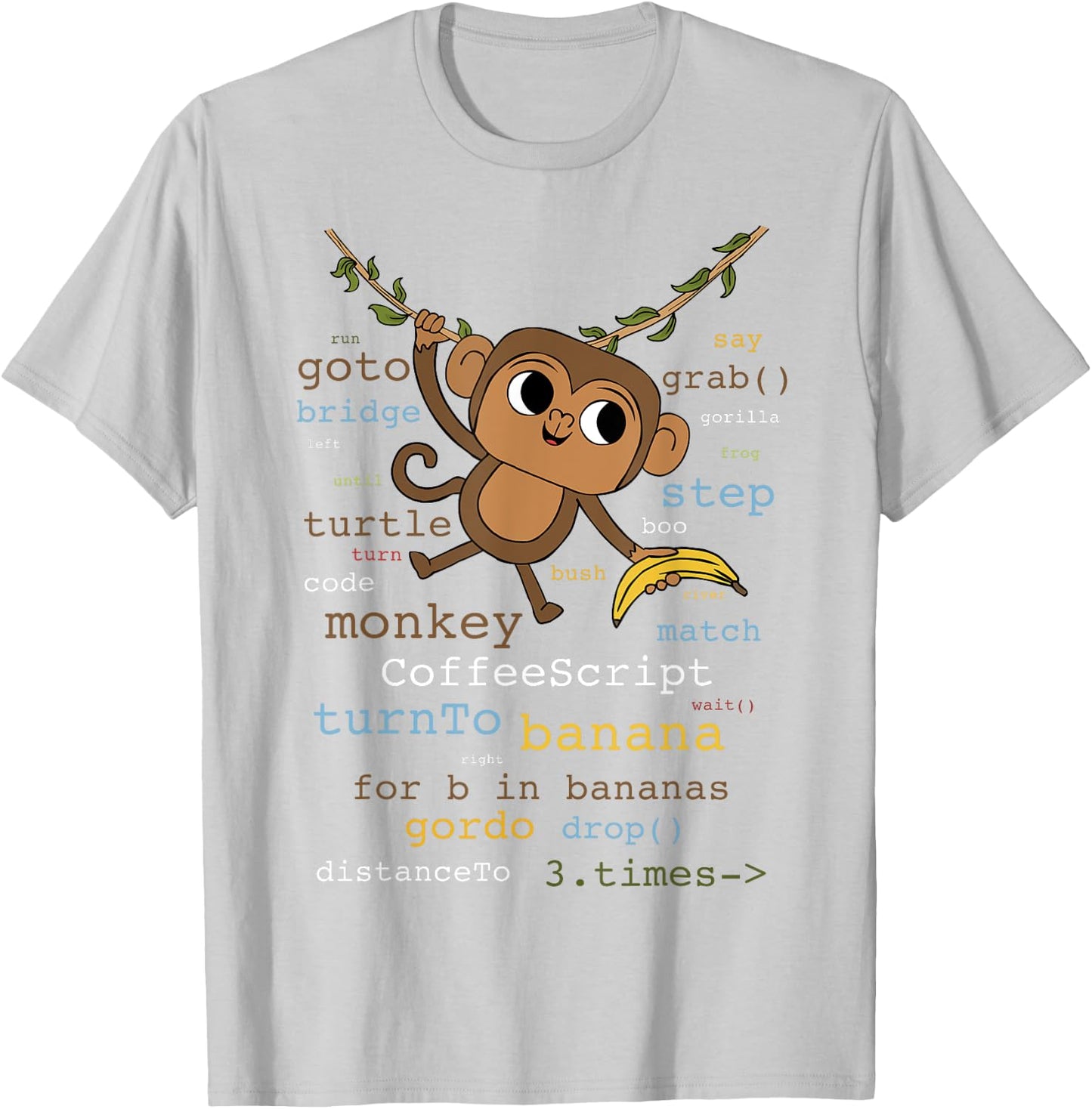 The CodeMonkey T-Shirt - T-Shirt | Ash