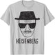 Breaking Bad Heisenberg Head Shot Sketch T-Shirt - T-Shirt | Ash