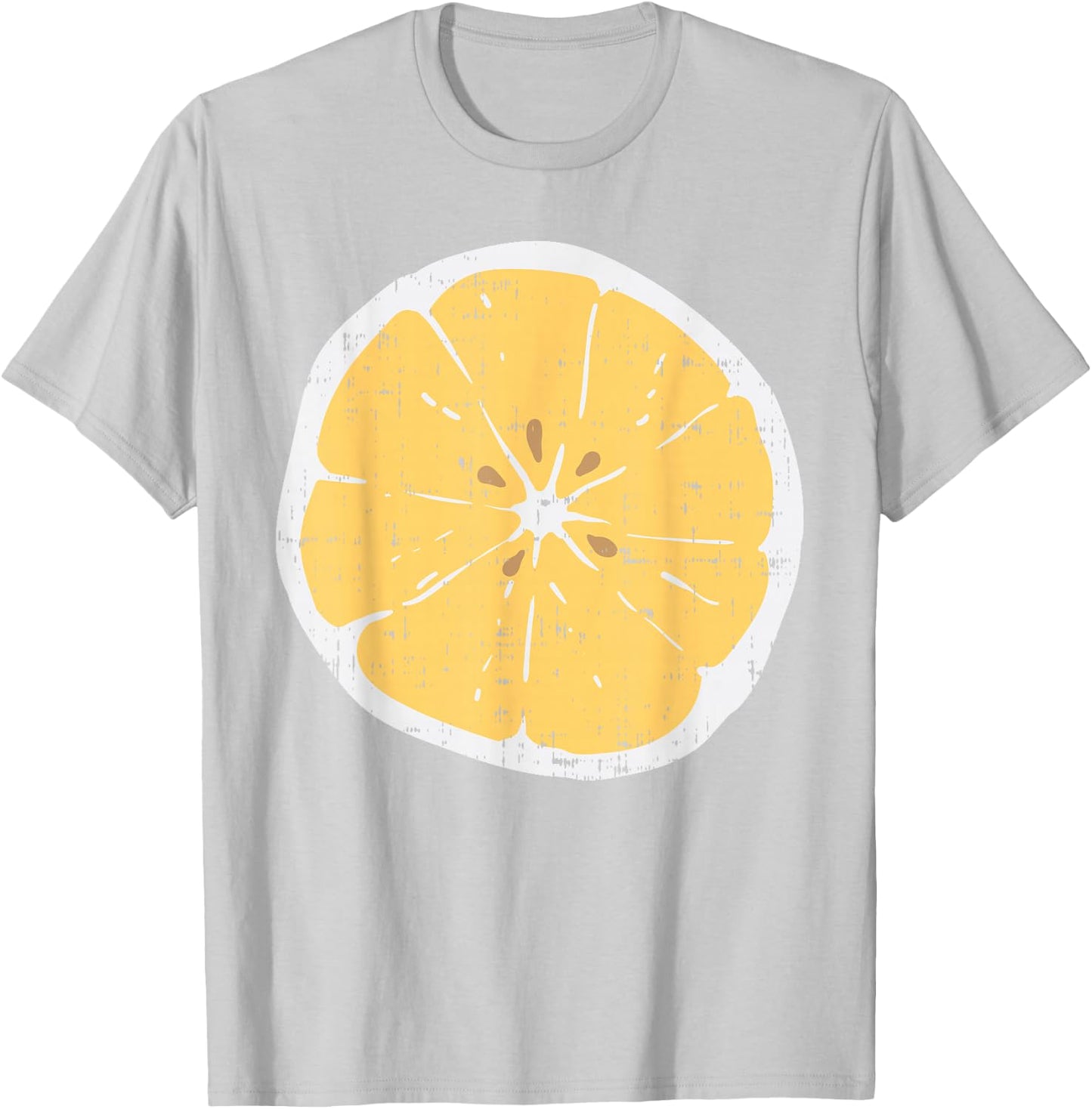 Lemon Funny Citrus Fruit Lazy DIY Easy Halloween Costume T-Shirt - T-Shirt | Ash