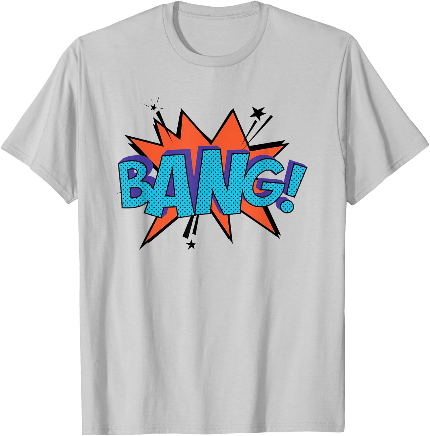 Bang! Comic Book Sound Effect Bubble Shirt T-Shirt - T-Shirt | Ash