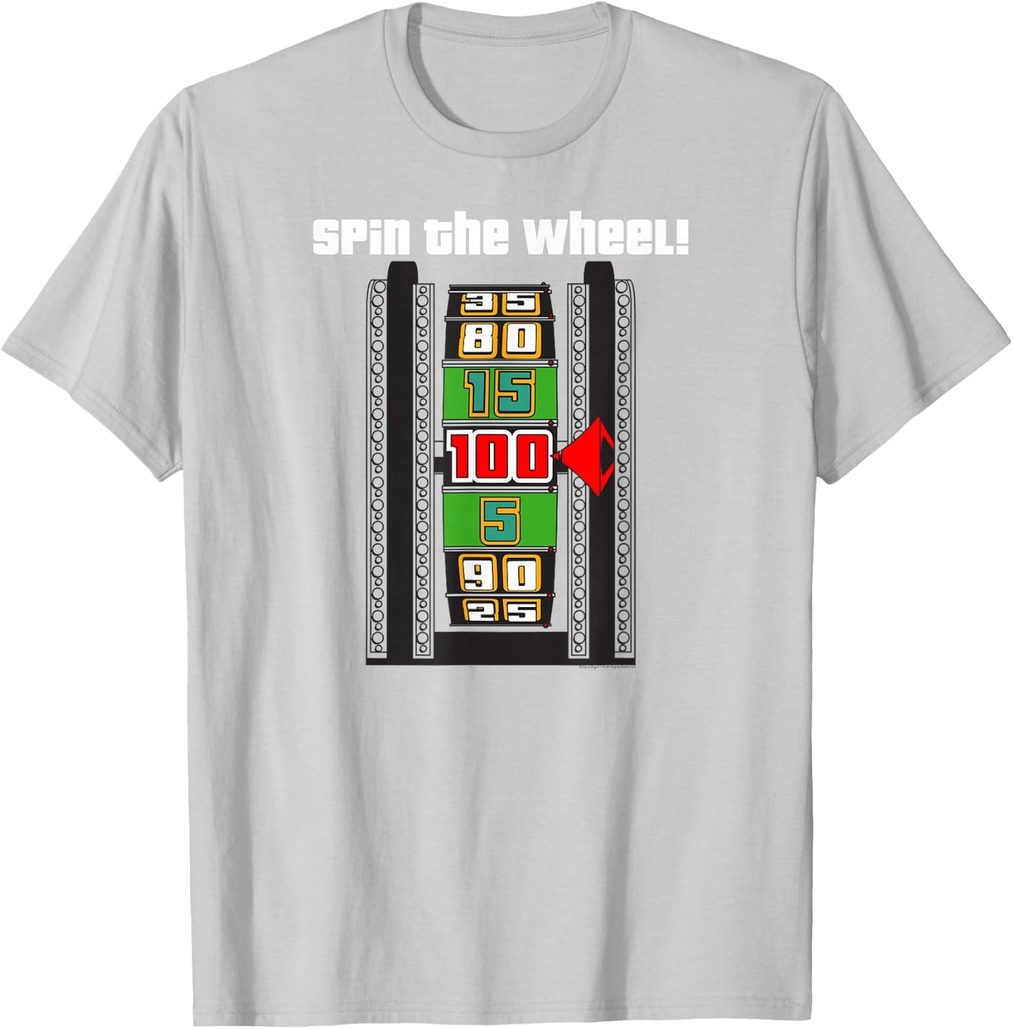Price is Right Spin the Wheel T-Shirt - T-Shirt | Ash