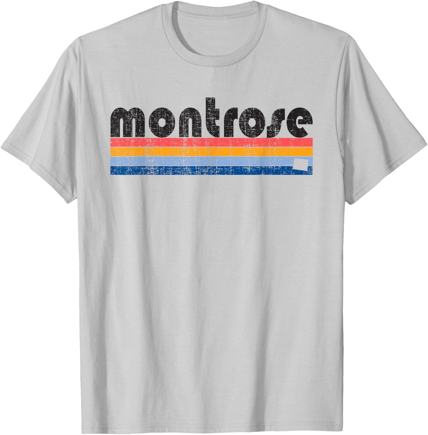 Vintage 80s Style Montrose CO T-Shirt - T-Shirt | Ash