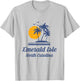 Emerald Isle Island North Carolina NC Beach Tourist Souvenir T-Shirt - T-Shirt | Ash